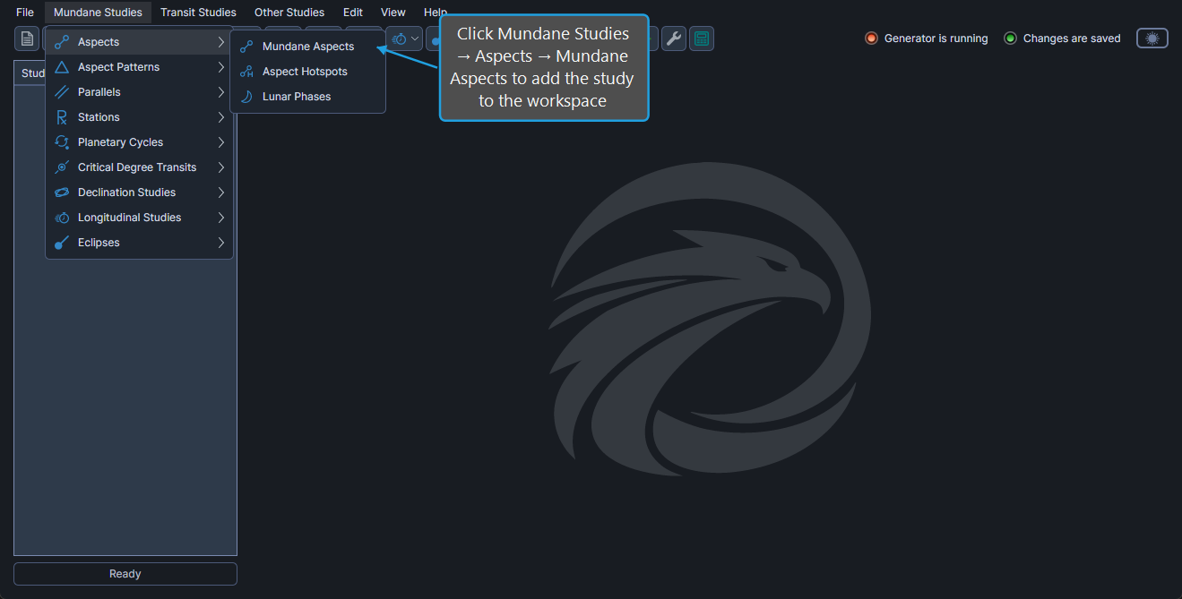 create-new-study-menu-steps